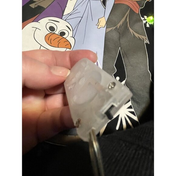 Disney Frozen II Sweatshirt Size XL 15 17 Black Light Up Fleece Crewneck - Picture 12 of 16